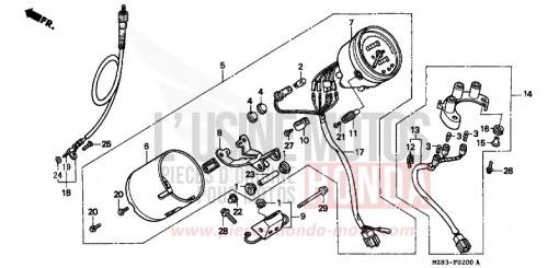 COMPTEUR VT600CS de 1995